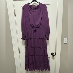 Elegant Purple Women's Dress